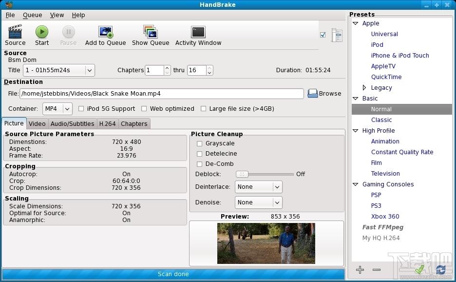 Handbrake,Handbrake中文版,视频转码,DVD格式转换器