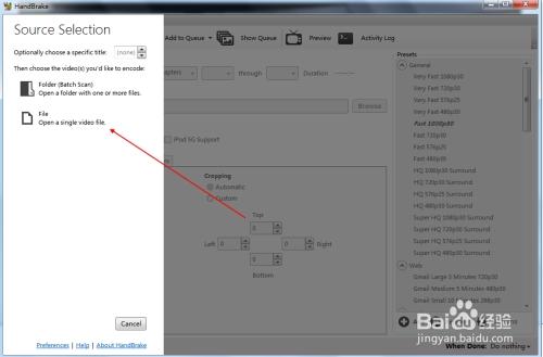 HandBrake,转码.