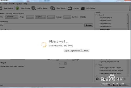 HandBrake,转码.